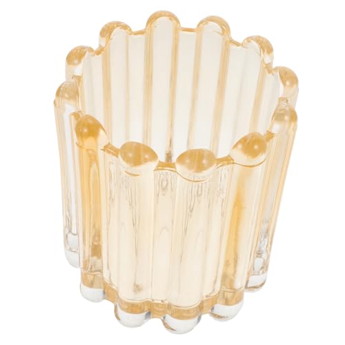 Healeved Make-up-pinselhalter Aus Glas Aufbewahrungsbecher Für Schminktisch Organizer Für Pinsel Und Kämme Robustes Und Bruchfestes Design Einfach Zu Reinigen von Healeved