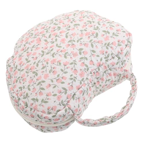Healeved Kosmetiktasche Mit Blumenmuster Für Damen Reise-Make-up-Organizer Mit Handtrage Raum Für Utensilien Praktisch Für Reisen Und Alltag von Healeved