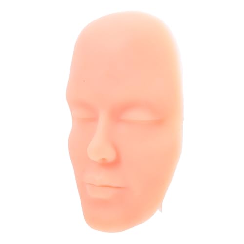 Healeved Makeup Übungskopf Aus Silikon Für Anfänger Abnehmbarer Soft-head Mit Vielseitigen Gesichtsmerkmalen Für Augenbrauen Lippen Und Lidschatten-techniken von Healeved