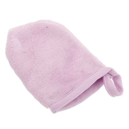 Healeved Makeup entferner reinigungstuch porenreinigung Handschuhförmiges Design Make-up-Entfernung Makeup Entfernung Gesichtstuch Kleidung waschen Waschlappen zum Abschminken Stoff Violet von Healeved