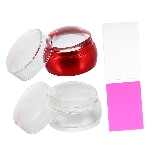 Healeved Maniküre-set 4-teilig Nailart-stempel-set Und Silikon-stempelwerkzeug Für Die Nagelkunst Zu Hause Healeved Maniküre-set 4-teilig Nailart-stempel-set Und Silikon-stempelwerkzeug Für Die Nagelkunst Zu Hause von Healeved