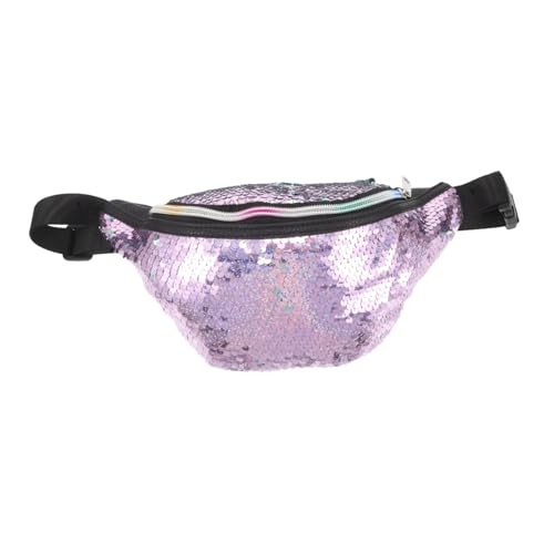 Healeved Meerjungfrau Pailletten Bauchtasche Damen Verstellbar Vielseitig Tragbar Crossbody Schultertasche für Party Festival Modisch Kleine Make up Tasche von Healeved