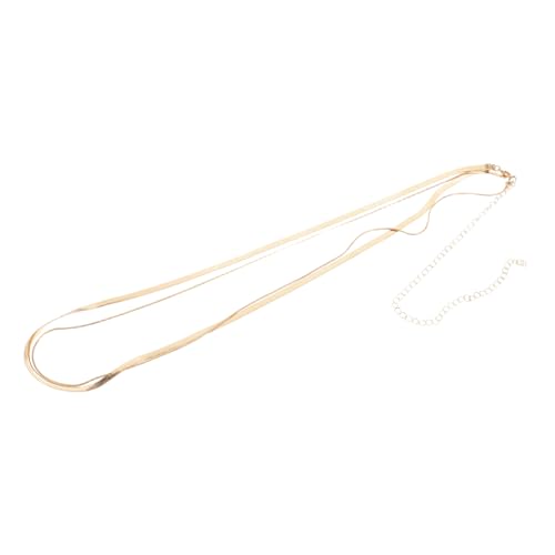 Healeved Mehrlagige Taillenkette Für Damen Verstellbare Bauchkette Aus Kettengürtel Für Kleider Und Hosen Taillenketten Mit Auffälligem Lagendesign von Healeved