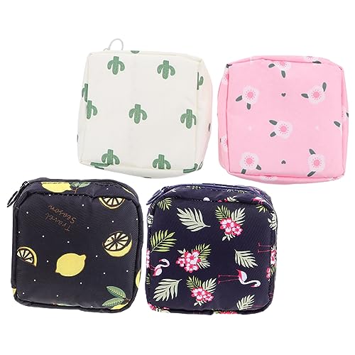 Healeved 4stücke Menstruationsbeutel Hygienebeutel Für Damenbinden Kompakt Und Leicht Für Reisen Und Alltag Mit Großem Fassungsvermögen Für Kleine Gegenstände Wie Lippenstifte von Healeved