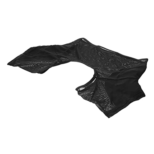 Healeved Mesh-sweatshirt Achselweste Hemd-sweatweste Shirt Achselschweißweste ädchen-unterhemd Schweißdichtes Unterhemd Für Damen Weste Für änner Vier-wege-stretch-polyester-spandex Black von Healeved