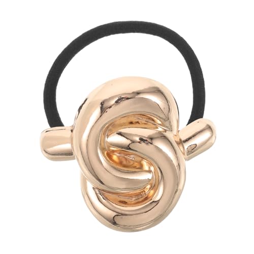 Healeved Geometrische Metall-haargummis Elastische Haargummis Für Damen Vintage Ponytail Cuffs Für Lange Dicke Stilvolle Haaraccessoires Für Weihnachten Und Feiertage Goldene Farbe von Healeved