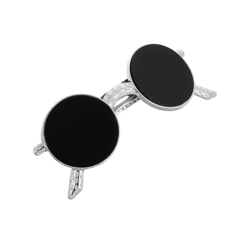 Healeved Metall Haarclip Sonnenbrille mit Federclip Fester Griff Schwarzer Stylischer Haarschmuck für Damen und Herren Einzigartiges Accessoire für Alltag und Geschenkideen Healeved Metall Haarclip Sonnenbrille mit Federclip Fester Griff Schwarzer Stylischer Haarschmuck für Damen und Herren Einzigartiges Accessoire für Alltag und Geschenkideen von Healeved