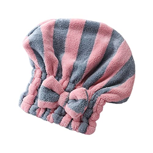 Healeved Mikrofaserduschhaube Hochabsorbierend Gestreift Für Damen Für Fitness Reisen Strand Schnell Trocknend Und Komfortabel von Healeved