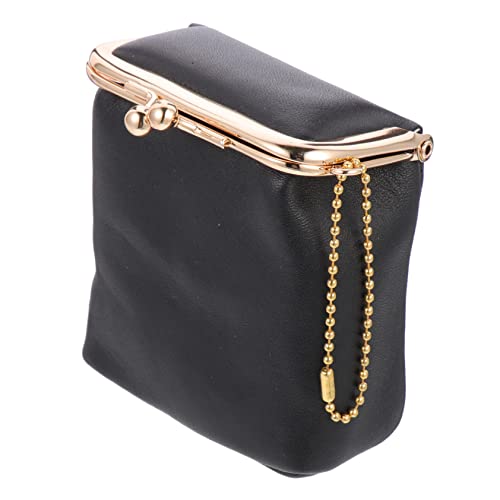 Healeved Mini Lippenstiftbox Schwarz mit Verschluss Kompakte Lippenstifttasche für Damen Eleganter Tragbarer Lippenstifthalter für Alltag Schule Arbeit und Shopping von Healeved