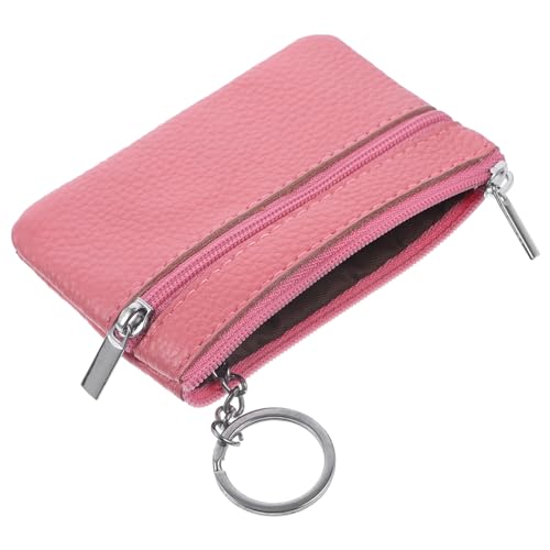 Healeved Mini -Münzbeutel kleine Münztüten Geldbörse für Damen Geldbeutel Schlüsselanhänger wechseln winzig Damen geldbörse Größe kleine Veränderungspanne Reißverschluss Brieftasche Haut von Healeved