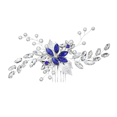Healeved Minimalistischer Haarkamm Mit Perlen Und Strass Handgemachtes Haarschmuck Set Für Frauen Elegante Kopfbedeckung Stilvolle Haaraccessoires von Healeved