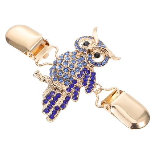 Healeved Alloy Eule Design Cardigan Clip Eleganter Pullover Clip Für Frauen Vielseitig Einsetzbar Für Strickjacken Schals Und Mehr Leicht Und Langlebig von Healeved