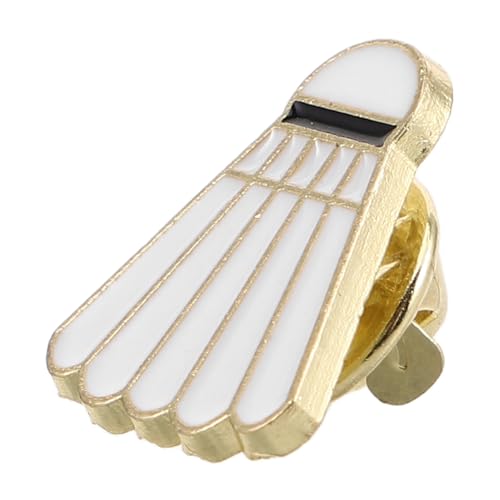 Healeved Moderne Unisex Badminton Brosche aus Zinklegierung Stilvolle Anstecknadel für Jacken Rucksäcke und Kleidung Vielseitiges Sport accessoire für Damen und Herren von Healeved