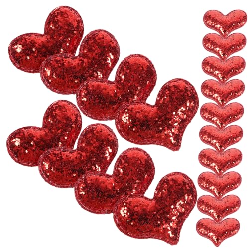 Healeved 30stücke Glitzer Haarspangen Herzform Für Frauen Bunte Haarschmuck-accessoires Zum Valentinstag Zum Dekorieren Von Haaren Hüten Und Kleidung von Healeved