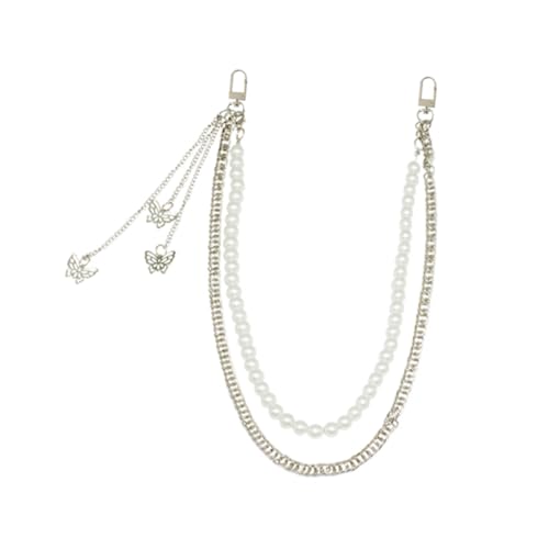 Healeved Multifunktionale Hüftkette mit Imitationsperlen Hosenkette für Damen für Strandpartys Freizeitaktivitäten Langlebig Elegant Tolles für Freunde von Healeved