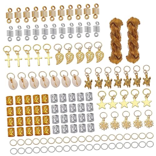 Healeved Muschel-haarschmuck Für Zöpfe Dreadlock-haaraccessoires Haarmanschetten Und Haar-ringe Für Frauen Und Mädchen Zum Verschönern Von Frisuren Und Outfits von Healeved