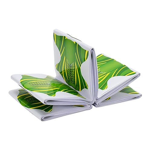 Healeved 100pcs Grün Nail Art Erweiterte Papier Fach Tragen Nägel Werkzeuge Für Maniküre Nummeriert Guide Formen von Healeved