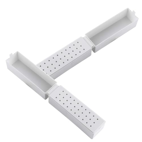 Healeved 2stücke Bohrerhalter Für Nägel Organizer Mit Aufbewahrungsbox Für Nagelbohrer Und Schleifköpfe Langlebig Und Staubdicht von Healeved