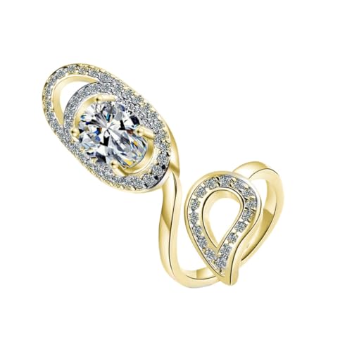 Healeved Nagelring Für Damen Modischer Finger Ring in Fingernagel-form Attraktives Ring-design Langlebiges Material Perfektes Geschenk von Healeved