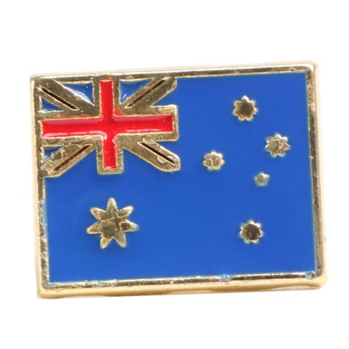 Healeved Nationalflaggen Anstecknadel Metall Brosche für Kleidung Kreatives Design für Festivals Geburtstage Partys für Jungen Robuste Befestigung von Healeved