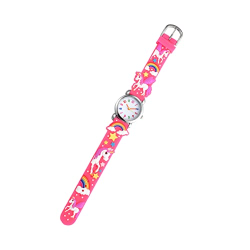 Healeved Nützliche Armbanduhr Für Junge Mädchen Cartoon-design Mit Verstellbarem Gurt Langlebiges Silikonmaterial Praktische Uhr Für Jungen Und Mädchen von Healeved