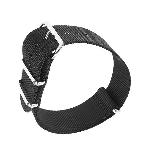 Healeved Uhrenarmband Aus Nylon Verschleißfestes Gewebtes Armband Für Uhren Langes Uhrenband Mit Silberlegierungsschnalle Leicht Zu Justieren von Healeved