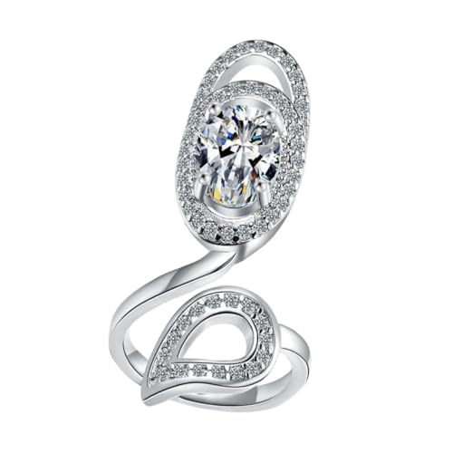 Healeved Modische Frauen Nagel Kreative Offene Fingernägel für Frauen Schmuck von Healeved