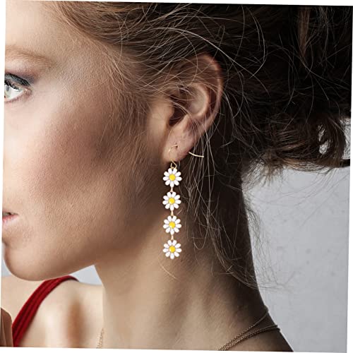 Healeved Ohrringe Damen Leichte Hängende Blumenohrringe mit Hook Design Schmuck für Teenager Mädchen Alltag und von Healeved