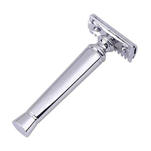 Healeved Old-fashioned Handrasierer Für Männer Langlebiges Barttrimmwerkzeug Für Väter Tragbar Und Praktisch Silberfarben Ohne Klingen Healeved Old-fashioned Handrasierer Für Männer Langlebiges Barttrimmwerkzeug Für Väter Tragbar Und Praktisch Silberfarben Ohne Klingen von Healeved