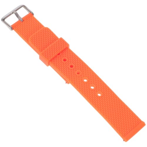 Healeved Orange Silikon Sportuhrenarmband mit Ergonomischem Design Anpassbar und für Fitness und Täglichen Gebrauch von Healeved
