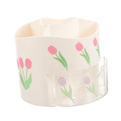 Healeved Rotierender Make-up-pinsel- Und Stifthalter Desktop-organizer Für Kosmetikpinsel Becheraufbewahrung Für Beauty-tools von Healeved