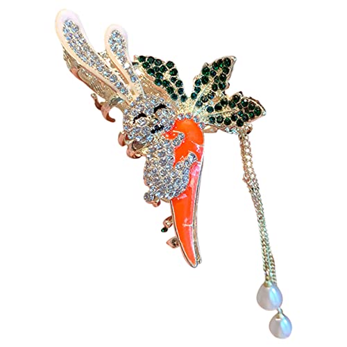 Healeved Easter Bunny Carrot Haarspange Für Und Mädchen Stilvolles Leichtes Haarschmuck-accessoire Mit Karottenmotiv Für Ostern Partys Und Festliche Anlässe von Healeved