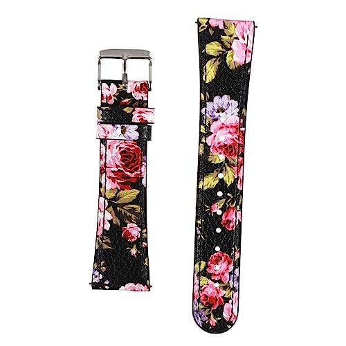 Healeved PU Armband für Galaxy Watch Blumenmuster Verstellbar Schnelles Wechseldesign Elegantes Armband für Herren Damen für Sport Freizeit Healeved PU Armband für Galaxy Watch Blumenmuster Verstellbar Schnelles Wechseldesign Elegantes Armband für Herren Damen für Sport Freizeit von Healeved