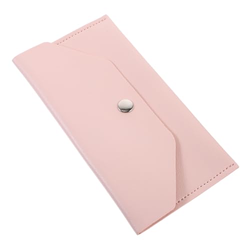 Healeved PU Kartenetui Visitenkartenetui mit Großem Fassungsvermögen Stilvolles Strapazierfähiges Portemonnaie für Damen Herren Multifunktionale Aufbewahrung für Karten und Geldscheine von Healeved