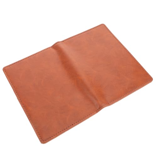 Healeved PU Reisepasshülle Reiseetui Multifunktionaler Passport Organizer Ausweis Kreditkartenetui für Familie und Reisen Braun von Healeved