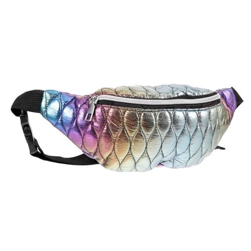 Healeved Pack wasserdichte Handy Tasche Tragetaschen für Damen groß Fanny Reisetasche Damen Marine kreuzen Umhängetasche Bauchtasche sportliche Hüfttasche laufende Hüfttasche Metall von Healeved