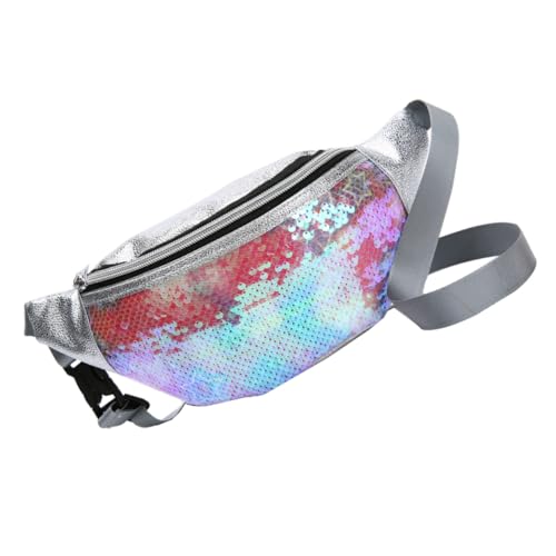 Healeved Modische Paillettenstars Crossbody Tasche Für Damen Outdoor Gürteltasche Mit Reißverschluss Brusttasche Für Festivals Reisen Und Freizeit Leichte Umhängetasche in von Healeved