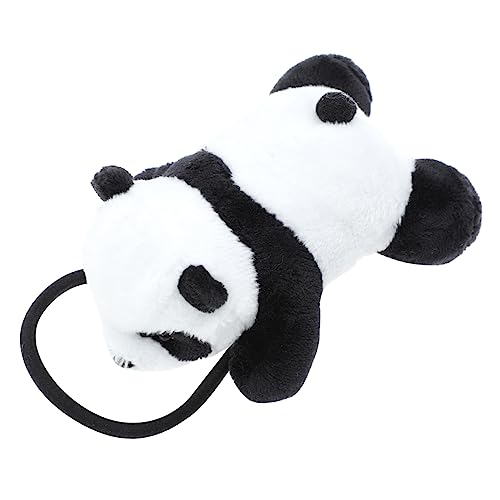Healeved Plüsch Panda Haargummi Für Mädchen Und Frauen Elastisches Haarband Für Einfache Frisuren Für Partys Sport Und Alltag Niedliches Haaraccessoire Für Junge Mädchen von Healeved