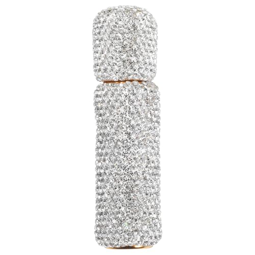Healeved Parfümflasche Mit Strasssteinen Tragbar Für Unterwegs Mini Rollerflaschen Leer Nachfüllbar Ätherische Behälterfläschchen Für Frauen Und Mädchen 10 Ml von Healeved