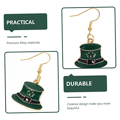 Healeved Patrick's Day Shamrock Ohrhänger Grün Dangle Ohrringe Glücksbringer Schmuckset für Party Damen und Herren Festlicher Schmuck für Geburtstag und Feiertage von Healeved