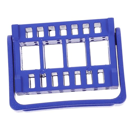 Healeved 3stücke Fach Nagel-schleifkopf Tragbare Maniküre Werkzeug-box Einsteck-organizer Für Nagelkunst Dunkelblau Für Profi Und Heimgebrauch von Healeved