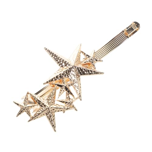 Healeved Pentagramm-haarnadel Haarzubehör Für Mädchen Sternhaarspangen Für Damen Stern Haarspangen Stern Haarnadeln Sternhaarclip Deko Kleine Haarclip Legierung Golden von Healeved