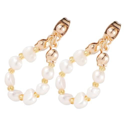 Healeved Perlenohrringe Damen Tropfenform Elegant Klassisch Vintage Stil Zarte Pendelohrringe mit Kunstperlen Geeignet für Party Shopping Alltag Langlebiges Material für Frauen Mädchen Healeved Perlenohrringe Damen Tropfenform Elegant Klassisch Vintage Stil Zarte Pendelohrringe mit Kunstperlen Geeignet für Party Shopping Alltag Langlebiges Material für Frauen Mädchen von Healeved