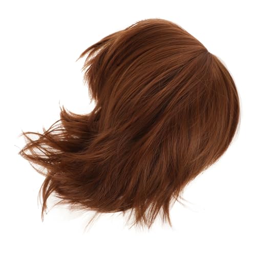 Healeved Kurze Glatte Perücke Für Damen Lose Perücke Zum Cosplay Damenperücke Für Party Maskenball Und Kostümfest Einfach Anzulegen Und Langlebig von Healeved