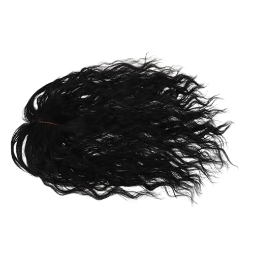 Healeved Schulterlange Lockige Perücke Aus Naturhaar Welliges Haarteil Für Frauen Täglicher Ersatz Leicht Und Komfortabel Zu Tragen von Healeved