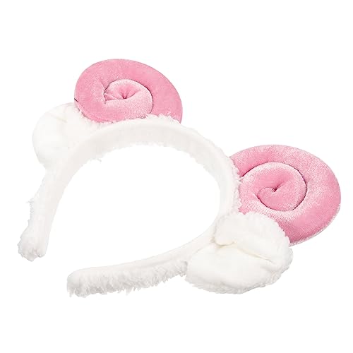 Healeved Pinkes Schafhorn Haarschmuck Adorable Tier Haarreifen Dekorativer Kopfschmuck Für Partys üße Schafohren Haargummis Für Und Erwachsene Niedlicher Haarschmuck Für Feste Und Healeved Pinkes Schafhorn Haarschmuck Adorable Tier Haarreifen Dekorativer Kopfschmuck Für Partys üße Schafohren Haargummis Für Und Erwachsene Niedlicher Haarschmuck Für Feste Und von Healeved