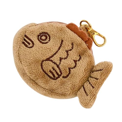 Healeved Plüsch Fischförmige Münzbörse Kleine Handliche Geldbörse Wechseltasche Damen Geschenk von Healeved