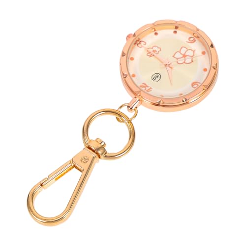 Healeved Taschenuhr Clip - Uhr Schlüsselanhänger Stummschaltung Krankenschwesteruhr Taschenuhr Uhr Schlüsselanhänger Mit von Healeved
