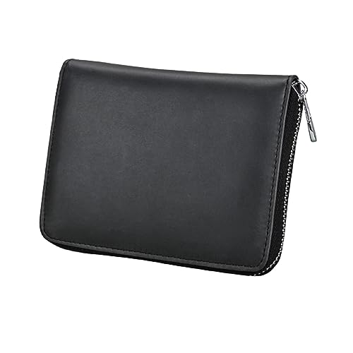Healeved RFID Schutz Passport Wallet Multifunktionale Aufbewahrungstasche für Reisepass und Ausweise Schwarz für Geschäftsreisen und Alltag von Healeved