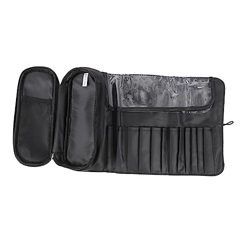 Healeved Reise Kosmetik Organizer Tragbare Rolle Kosmetiktasche für Make Up Tools Große Kapazität Faltbar für Damen für Reisen und Zuhause von Healeved